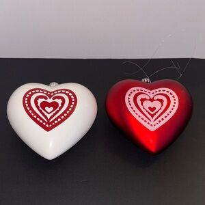 IKEA Kotte Ornaments Discontinued Red White Pink Plastic